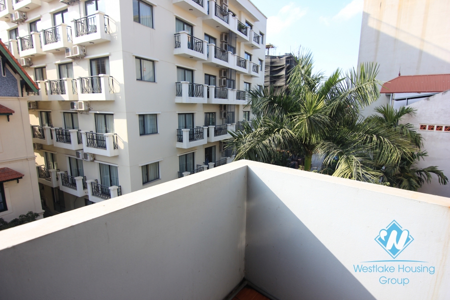 High floor, good natural light bedroom apartment for rent in Tay Ho, Hanoi
